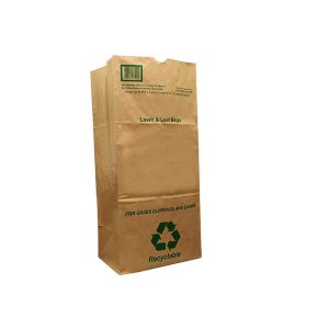 Heavy Duty 30 Gallon Multiwall Kraft Paper Bags Paper Yard Waste Bags Refuse
