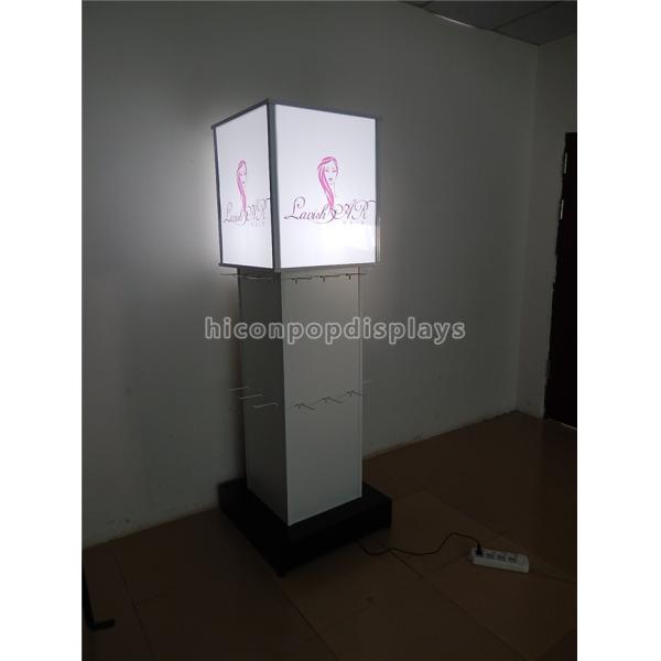 4 - Way Retail Accessories Display Lighting Hair Extension Display Stand