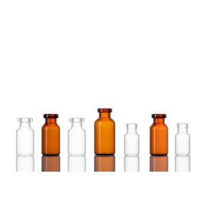 Quality 1ml clear amber neutral borosilicate tubular glass vial for sale