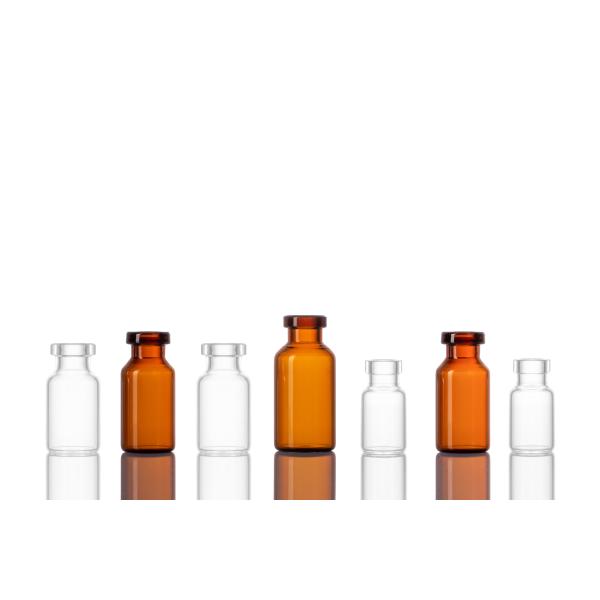 Buy 10ml Clear/Amber Borosilicate Tubular Glass Vials for Medical Usage at wholesale prices
