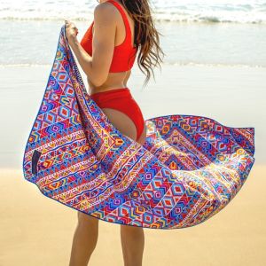 Quality Digital Printing Fashion Beach Towel 140 - 300gsm Embroidered Logo for sale