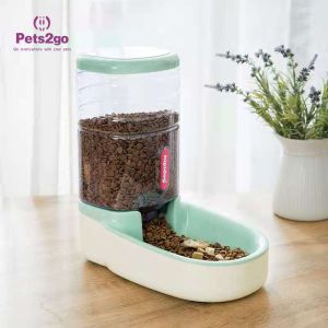 Blue Easy Carrying 2.5kg PP Pet Feeder Bowls