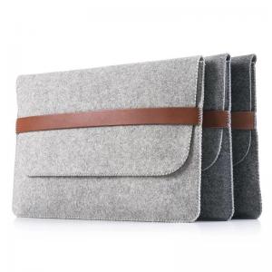 China Factory price mac book pro felt laptop briefcase bag. size is  a4. 3mm microfiber material on sale