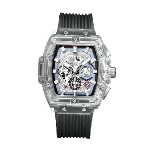 12mm Gents White Plastic Watch 3atm Lcd Quartz Watch OEM