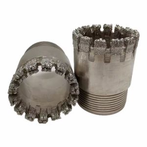 Exploration Electroplated Diamond Drill Bit AISI Standard For Medium Hard Layer