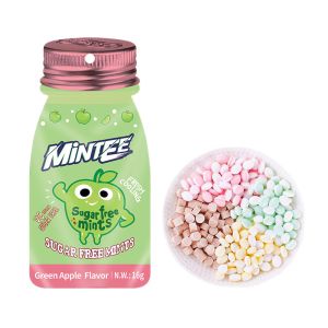 Green Apple Mints Wholesale Tablet Lozenge Sugar Free Mint Vitamin Candy Factory