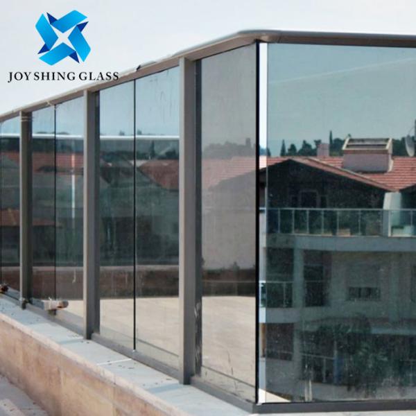 Buy Customized 10mm Dark Grey Toughened Glass For Guardrail at wholesale prices