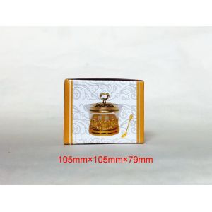 Arabia Exquisite Imitation metal base Louhua Roses Sugar bowl