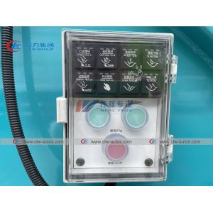 210HP 14cbm Refuse Collection Truck With Double Operation System