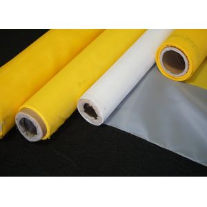 Quality Plain Weave High Tension Polyester Wire Printing Mesh Screen Roll 43T-80Y White Color for sale