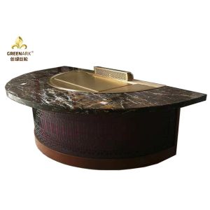 Electric Induction Japanese Teppanyaki 380V With Air Blower