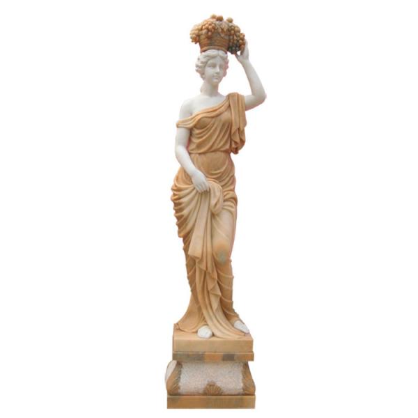 Buy Nature stone Classic Greek lady marble garden sculptures,China stone carving Sculpture supplier at wholesale prices