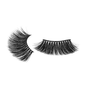 25mm Long Dramatic False Eyelashes , Real Siberian Dramatic Strip Lashes