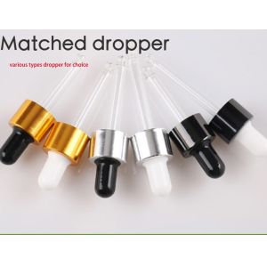 Customization Serum 30ml Glass Dropper Bottles With Screw Cap