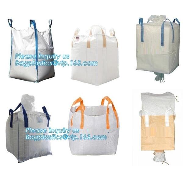 Custom size fibc jumbo PP woven big bag super sack for cement or sand packing