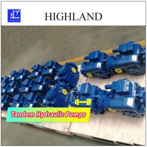 Compact Tandem Hydraulic Pumps Closed Circuit Hydraulic System Applications
