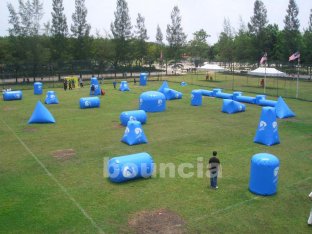 Commercial Grade PVC Tarpaulin Inflatable Paintball Bunker Inflatable Box