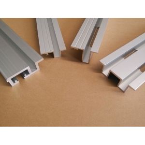 8 - 10um Natural Anodized Aluminium Industrial Profile With CNC Machining