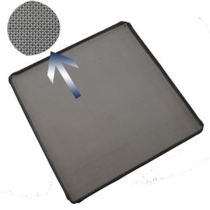 China Heat Resistant 1x1mm Hole Dehydration Wire Mesh Tray on sale