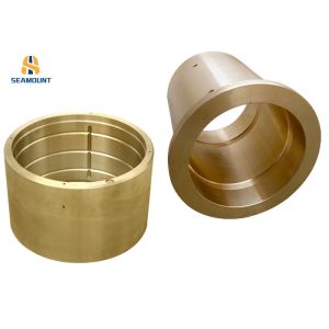 Oilite Lubricating Sintered Bronze Bushing Crusher Parts High Load Capacity
