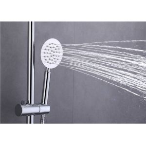 Quality 38 Degree Thermostat Valve Bathroom Shower Faucets , Copper High Performance Shower Faucet Set for sale