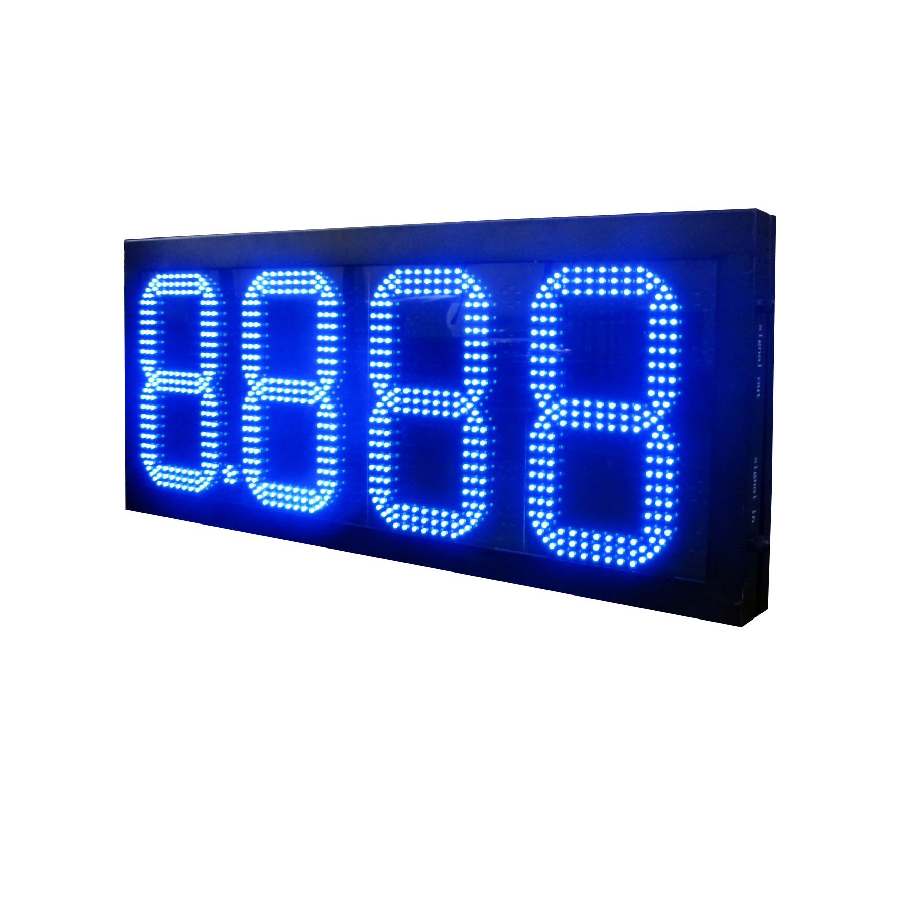 7 Segment LED Display Fuel Station Pylon Sign with 110/220VAC Power Input and 8