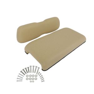 One Beige Front Seat Fits Club Car DS 2000.5 Up Golf Cart Bottom Back Cushion