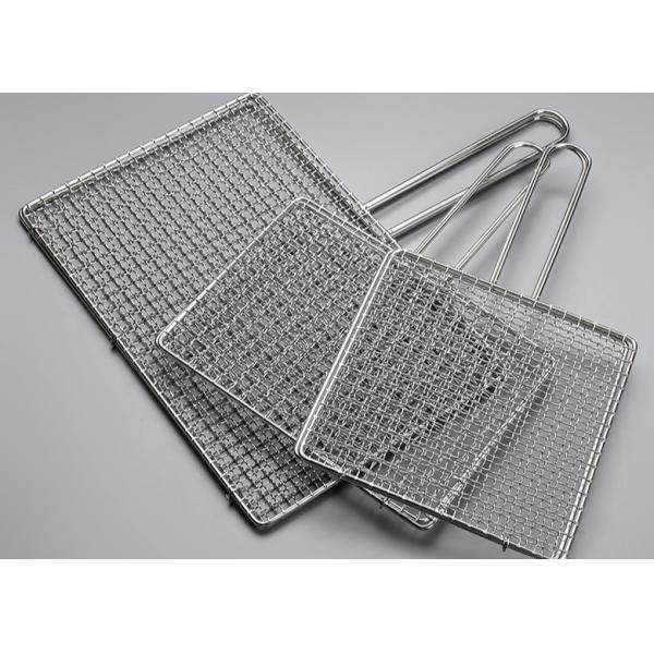 Foldable Stainless Steel Barbecue Bbq Meat Grilling Basket For Outdoor Camping Party