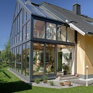 Retractable Aluminum Green House Roof For Super Wide Enclosure Glass House