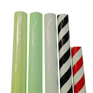 Green Photoluminescent Sheeting Glow In The Dark Vinyl Road Warming Sign
