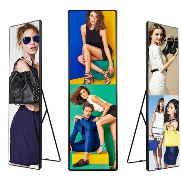 indoor poster led P2.5 P3 digital sign advertising high refresh rate over 3840hz display