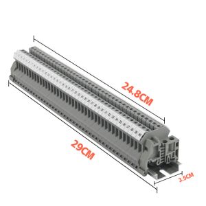 UK2.5B Screw Terminal Blocks Kit UK2.5N Modular DIN Rail Mounted Strips 32A 690V