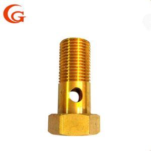 China B124 150 PSI Lead Free Thread Hexagonal Brass Compression Fitting on sale