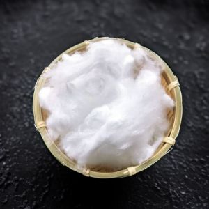 Recycled Hcs Staple Fiber Polyester Recycled Microfiber Fabric Solid Regenerated