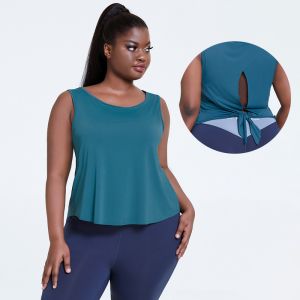 China Sexy Back Slit OEM Athletic Works Tank Tops on sale