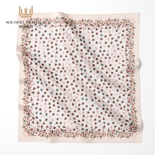 Factory Wholesale Floral Print Pocket Square in Fashion Style Made of Polyester Cotton Voile Muslim Women Hijab