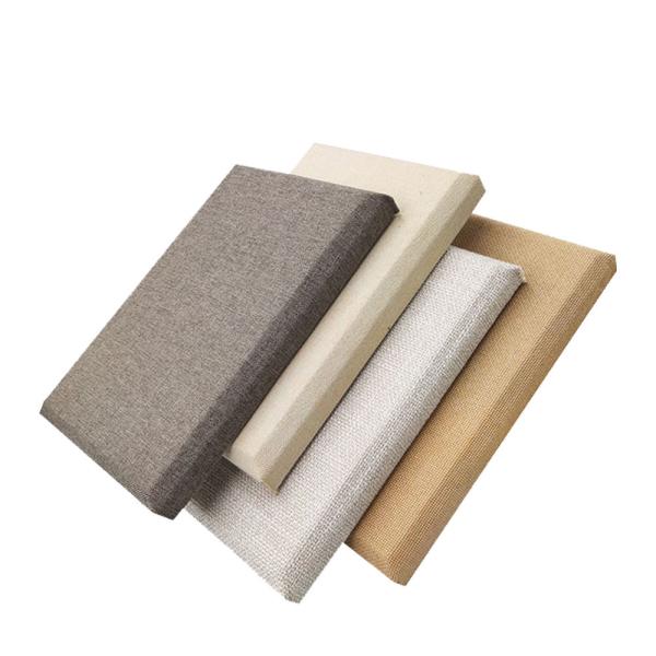 Custom Manufacturer Fabric Acoustic Panel Polyester Fiber Fabric Wrapped Sound