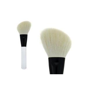 Eco Friendly White Contour Blush Brush / Flat Contour Makeup Brush