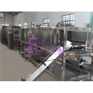 Bottled Bottle Packing Machine Movable Juice Pasteurizer Recycling With Spray