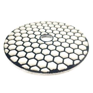 Stone Slab Grinding Resin Bond Flexible Polishing Pads Diameter Customized