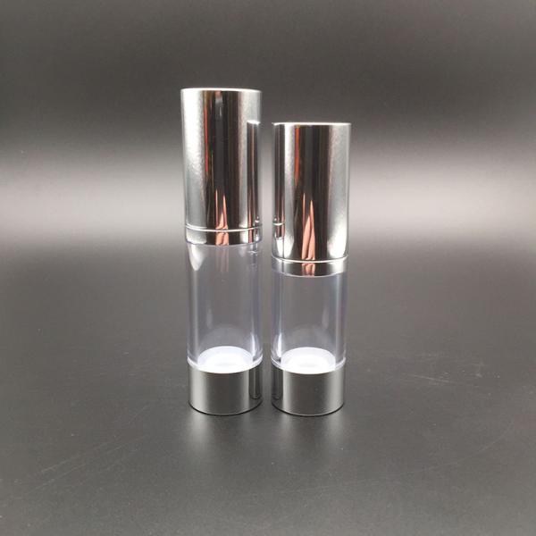 10ml 15ml 30ml 50ml 80ml 100ml 120ml Silver Golden Matte Airless Pump Bottle Facial Cleanser Sealing Type PUMP SPRAYER