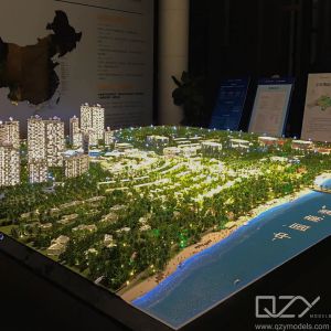 China Overseas Property 1/300 Architectural Maquette for Display and Assembly