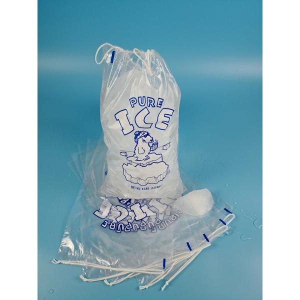 Eco friendly Recyclable Reusable Drawstring Ice Bags For First Aid Treatment
