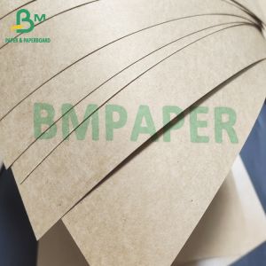 Takeaway Box Material Poly Coated Kraft Paper Board Natural Brown
