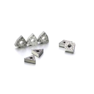Quality 40HRC Hardness Metal Ceramic Lathe Inserts Strong Bonding Resistance WNMG0804 for sale