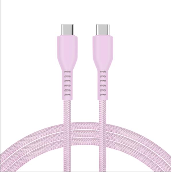 6.6ft/2M Extra Long Braided Silicone USB Cable Customized OEM Support Universal Compatibility