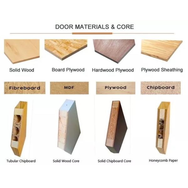 Indoor Shaker Plain Wooden Solid Interior Hard Wood Door CE approved