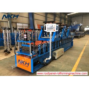 Fence wall roll forming machine, zigzag wall panel, for wall fence function