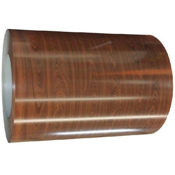 Buy PVDF Coil Coating Color Coated Aluminum Coil Wood Grain 5052 5754 8011 at wholesale prices