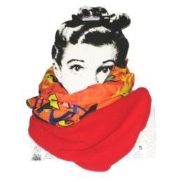 Buy Neck Warmer in Polyester + Fleece Material Design (YT-3165) at wholesale prices